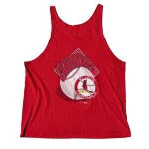 Vintage St. Louis Cardinals Team Hanes Red Men Tank Top 1994 Large MLB Baseball